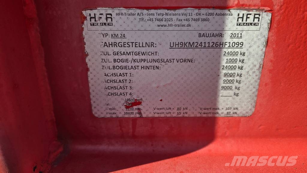 HFR HFR KM24 BDF + Klapa Hydrauliczna Containeranhänger
