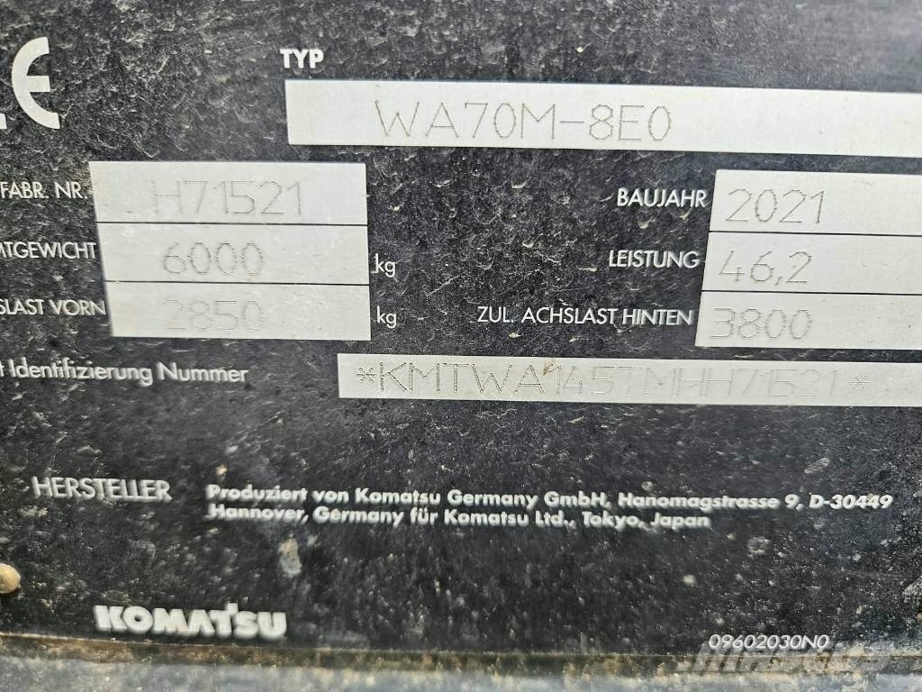 Komatzu WA 70 M - 8 Radlader