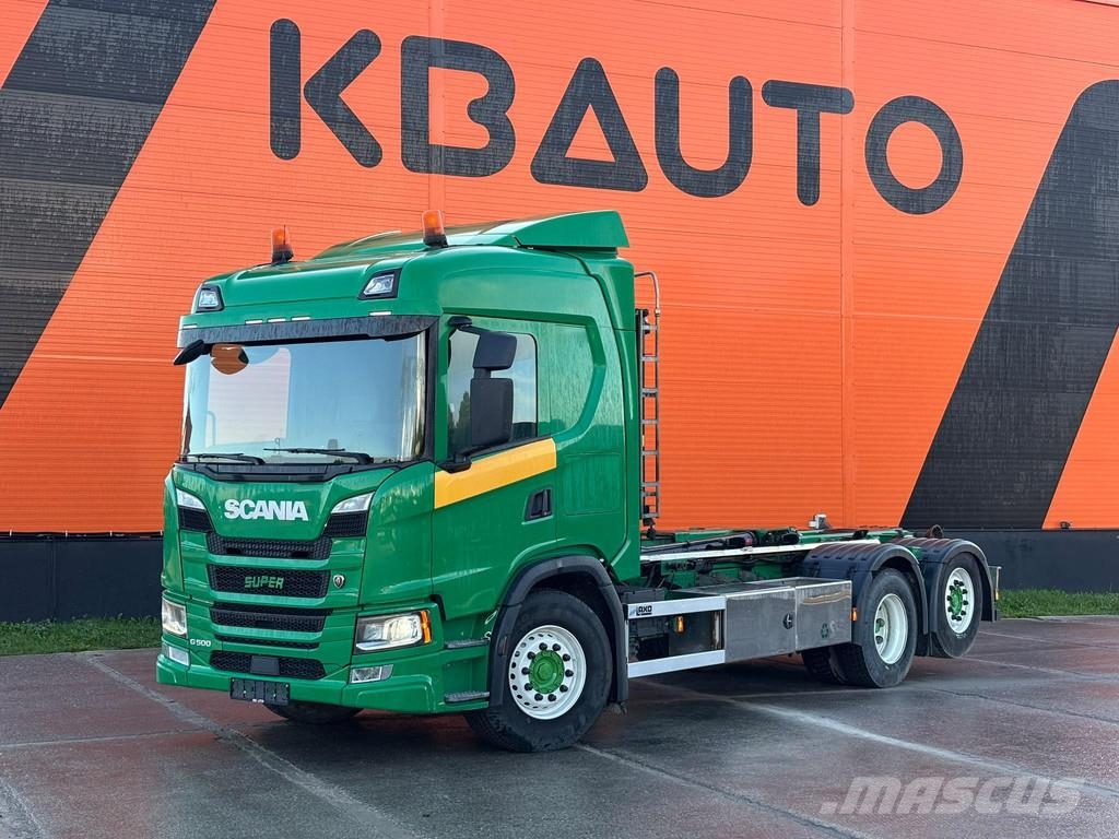 Scania G 500 6x2*4 HIAB ULT 20 ton / L=5300 mm / RETARDER Camion ampliroll