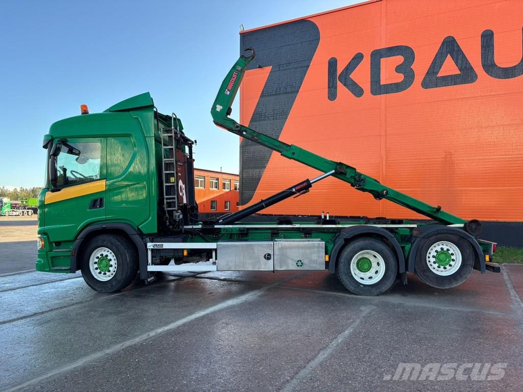 Scania G 500 6x2*4 HIAB ULT 20 ton / L=5300 mm / RETARDER Camion ampliroll