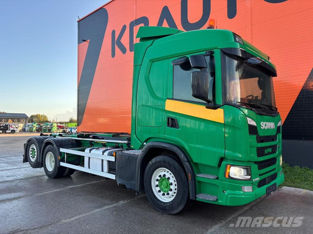 Scania G 500 6x2*4 HIAB ULT 20 ton / L=5300 mm / RETARDER Camion ampliroll