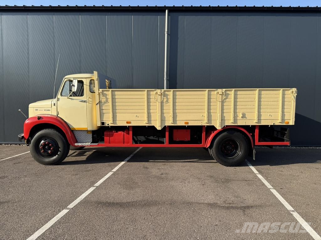 Scania 50 L5046 – 4x2 classic oldtimer open box truck 플랫베드/드롭사이드 트럭