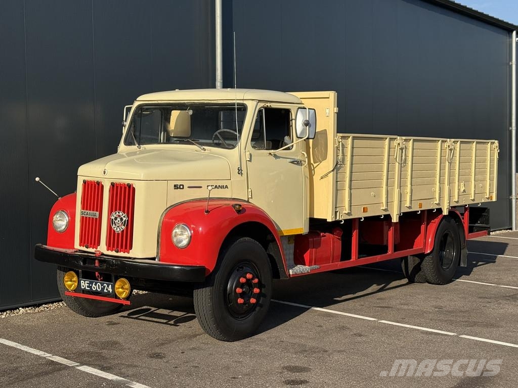 Scania 50 L5046 – 4x2 classic oldtimer open box truck 플랫베드/드롭사이드 트럭