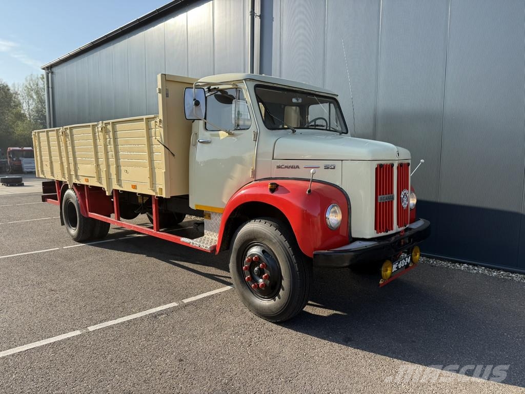 Scania 50 L5046 – 4x2 classic oldtimer open box truck 플랫베드/드롭사이드 트럭