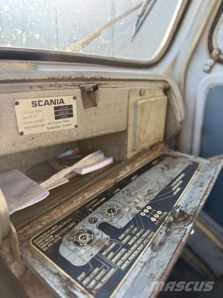 Scania 50 L5046 – 4x2 classic oldtimer open box truck 플랫베드/드롭사이드 트럭