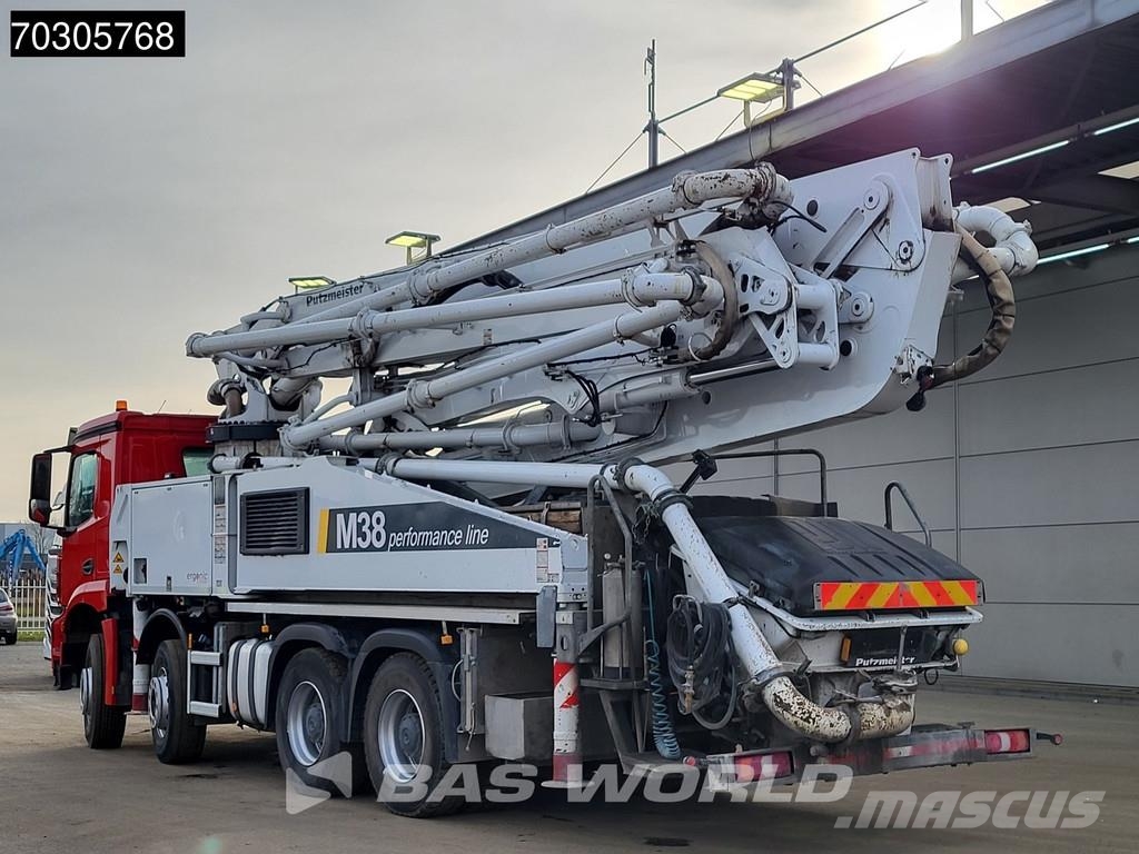 Mercedes-Benz Arocs 3240 8X4 38mtr Putzmeister BSF 38-5 16 H pum コンクリートポンプ車