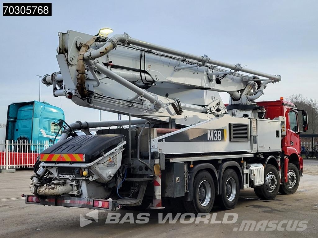 Mercedes-Benz Arocs 3240 8X4 38mtr Putzmeister BSF 38-5 16 H pum コンクリートポンプ車
