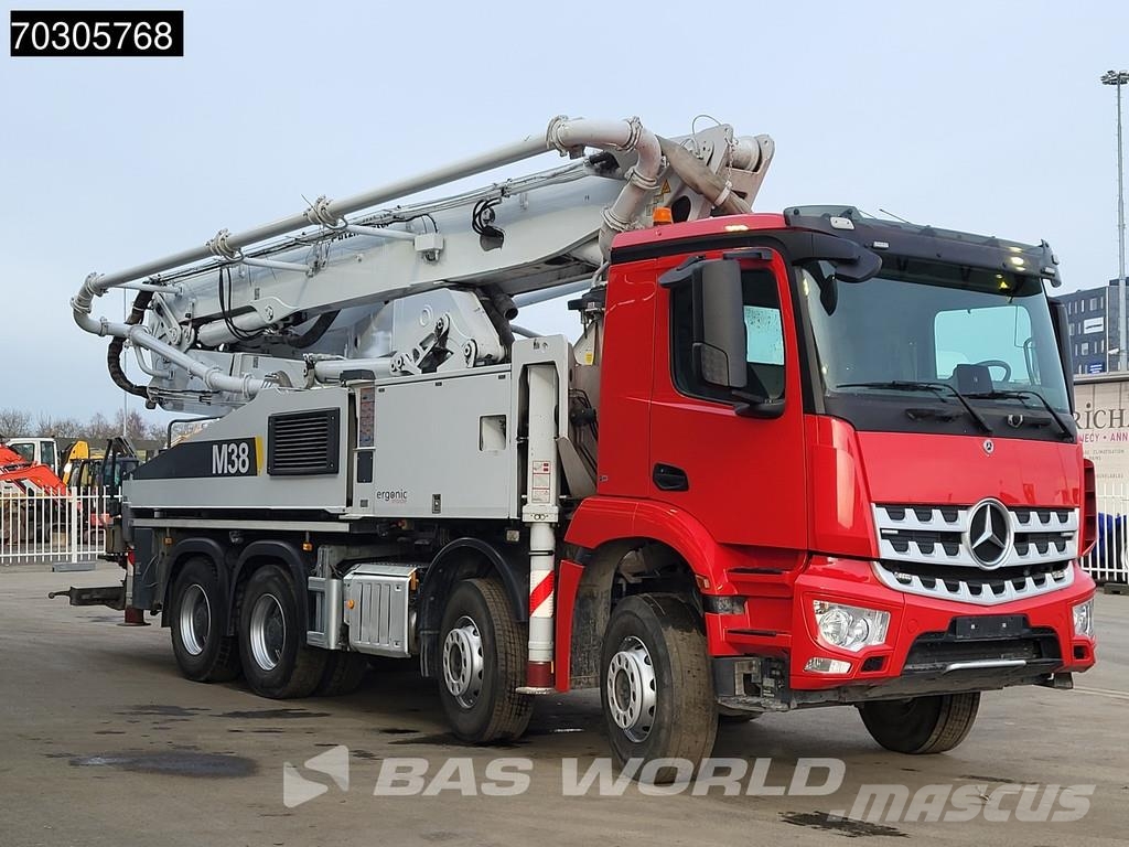 Mercedes-Benz Arocs 3240 8X4 38mtr Putzmeister BSF 38-5 16 H pum コンクリートポンプ車