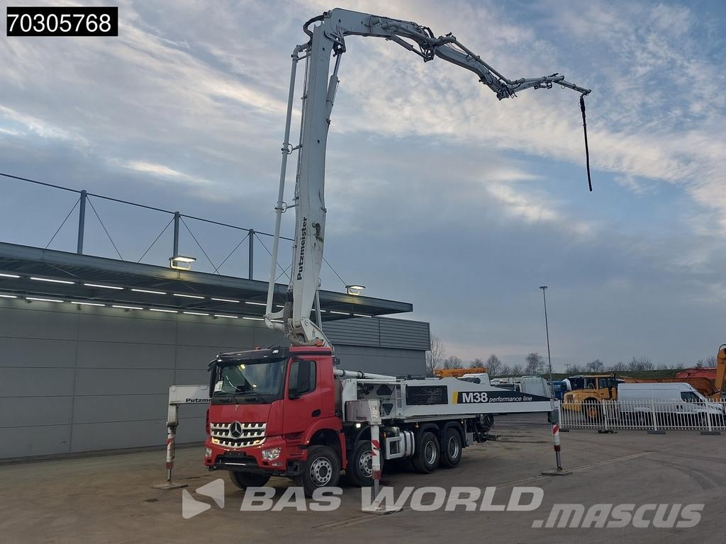 Mercedes-Benz Arocs 3240 8X4 38mtr Putzmeister BSF 38-5 16 H pum コンクリートポンプ車