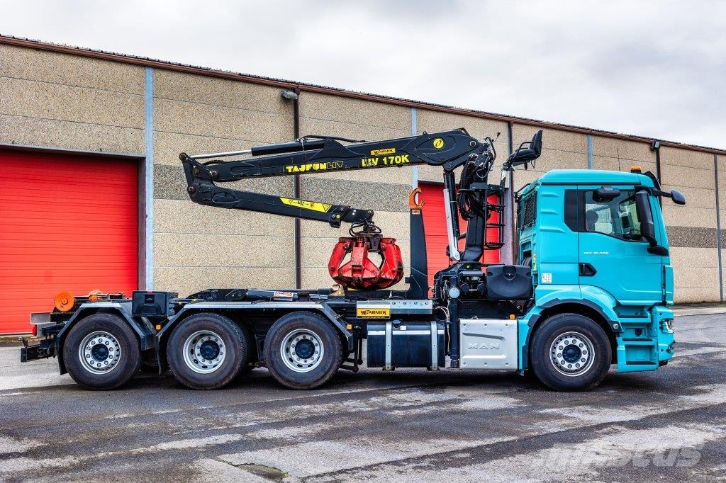 MAN TGS 35.520 BL-8x4-4 BL+TAJFUN L170 K Камиони с кран с кука