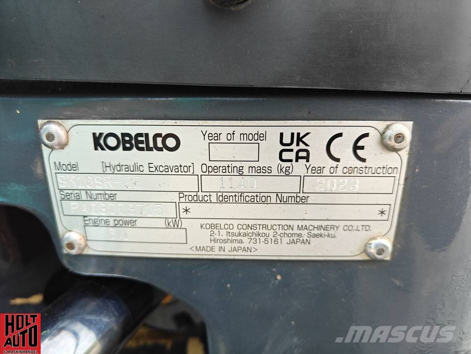 Kobelco SK 10 SR-2E Miniescavatori