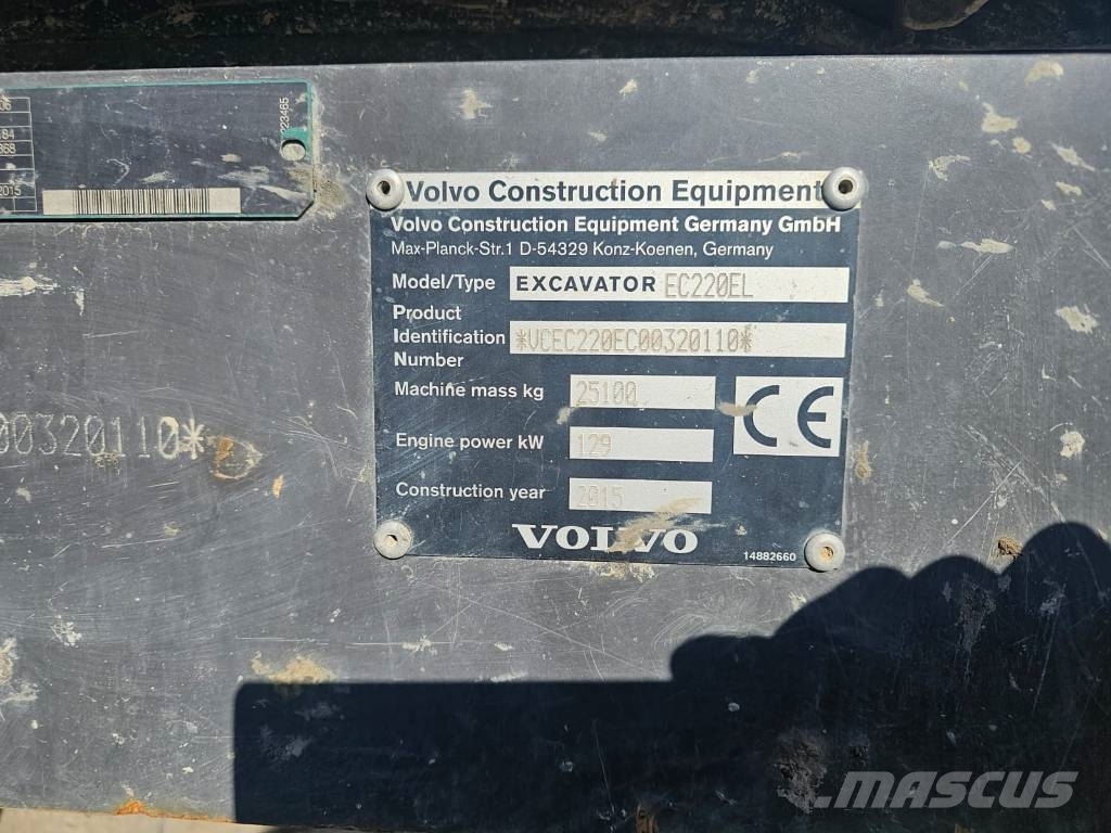 Volvo EC220EL Gravemaskiner på larvebånd