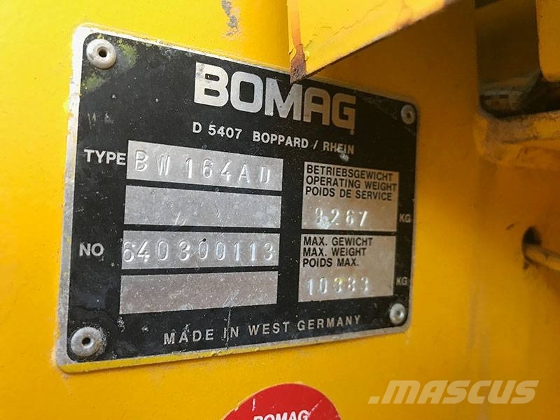 Bomag BW164AD Tandemové válce