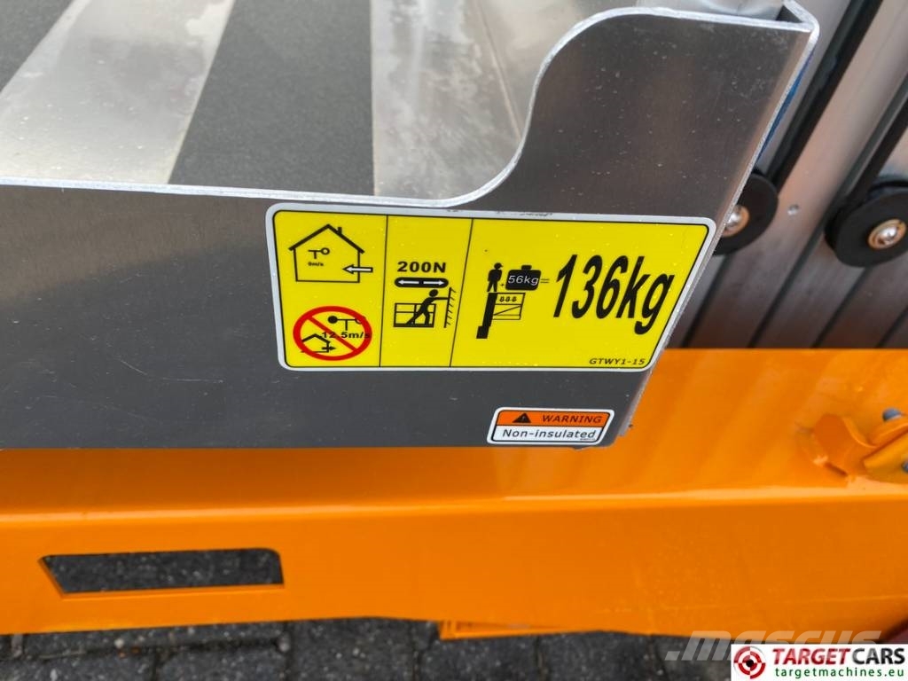 Hangcha HV120M-LC Electric DC Vertical Mast Lift 1240cm Vertikaalsed mast tõstukid