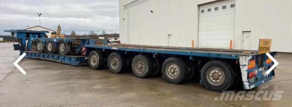 Nicolas 5 AXLE + 3 REMOTE CONTROL, 116 TON GVW Semirremolques de carga baja
