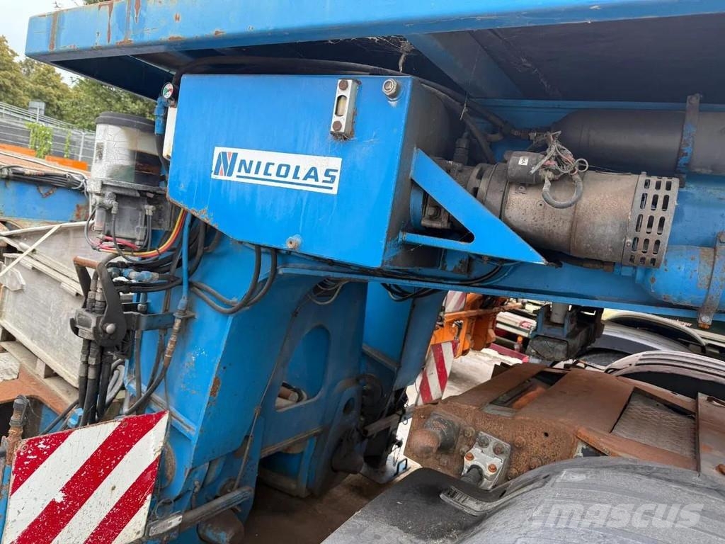 Nicolas 5 AXLE + 3 REMOTE CONTROL, 116 TON GVW Semirremolques de carga baja