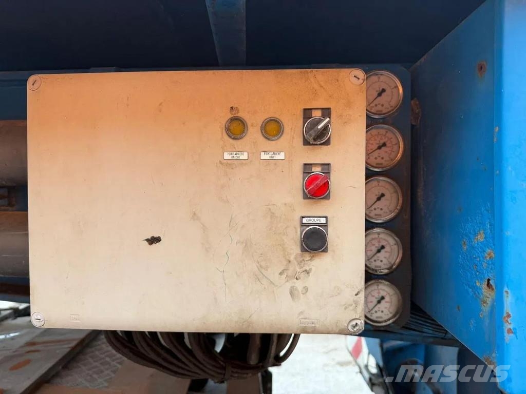 Nicolas 5 AXLE + 3 REMOTE CONTROL, 116 TON GVW Semirremolques de carga baja