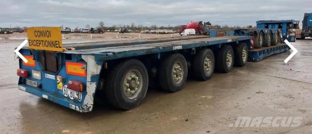 Nicolas 5 AXLE + 3 REMOTE CONTROL, 116 TON GVW Semirremolques de carga baja