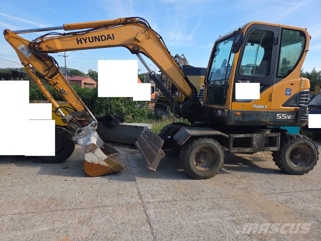 Hyundai Robex 55 W-7 휠 굴삭기