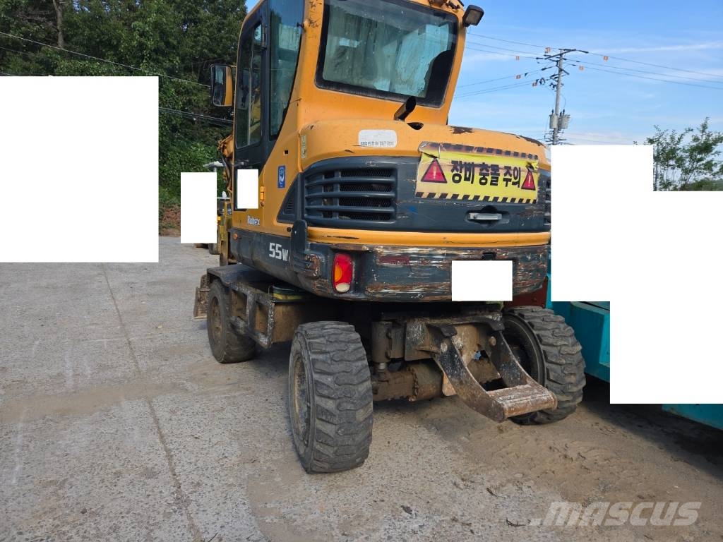 Hyundai Robex 55 W-7 휠 굴삭기