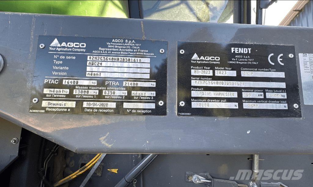 Fendt 6335 C Combine harvesters