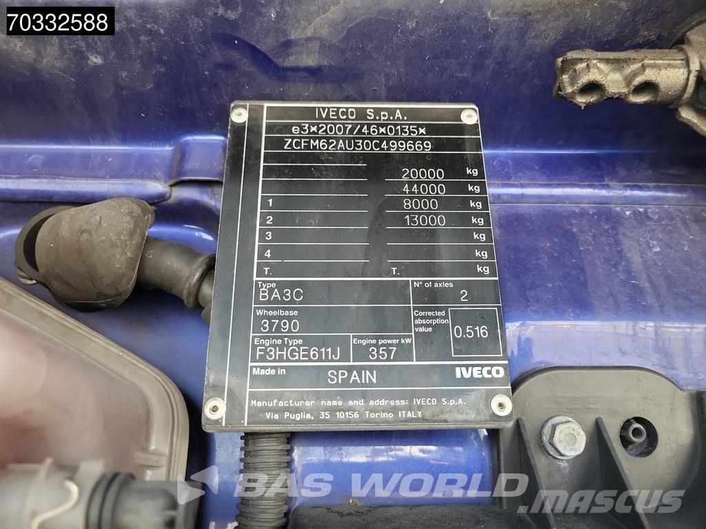 Iveco S-Way 490 4X2 NL-Truck APK Standklima Full-Air ACC Sattelzugmaschinen