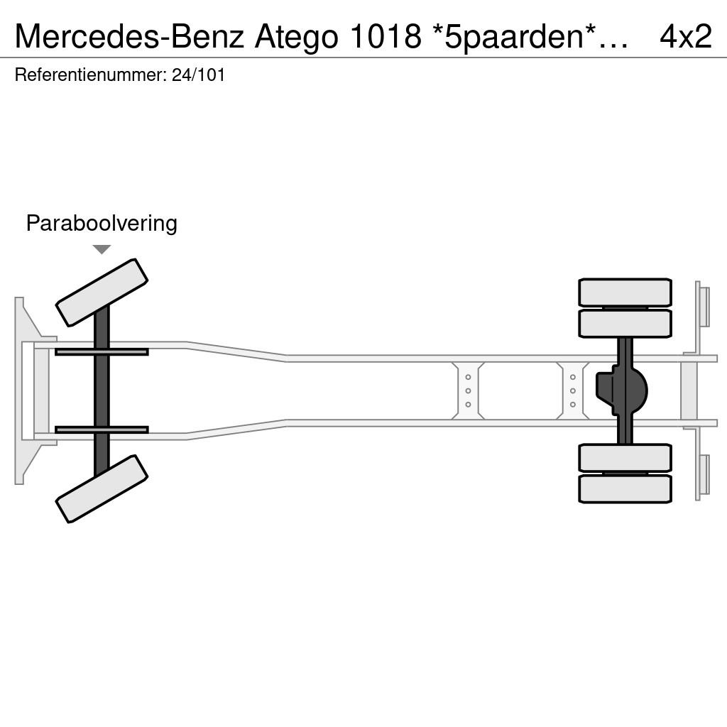 Mercedes-Benz Atego 1018 *5paarden*Airco*Luchtvering A verstelba Livestock carrying trucks