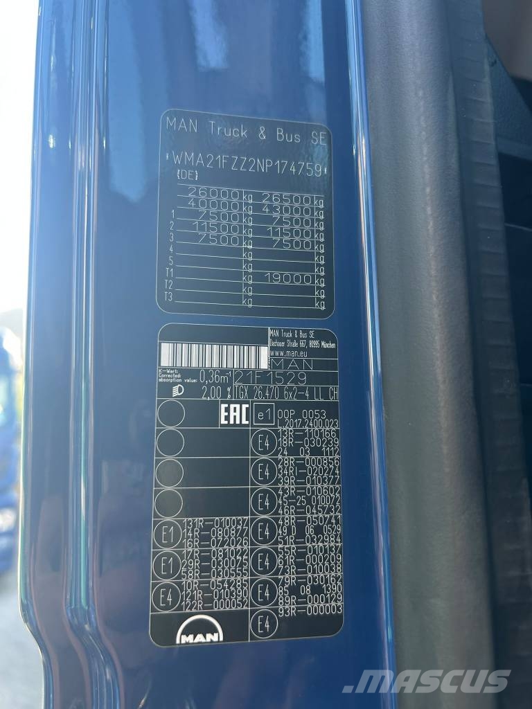 MAN TGX 26.470 مركبات النقل