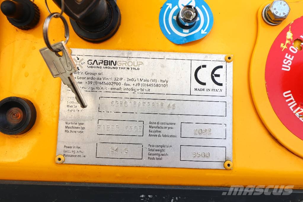 Garbin Fiber 630E Excavadoras de zanjas