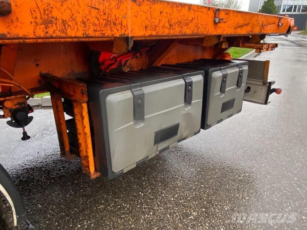 Kaiser KENNIS 14000 ROLLER CRANE HATZ ENGINE Semirremolques de plataformas planas/laterales abatibles