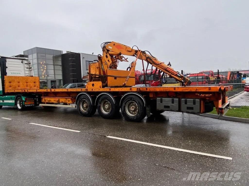 Kaiser KENNIS 14000 ROLLER CRANE HATZ ENGINE Semirremolques de plataformas planas/laterales abatibles