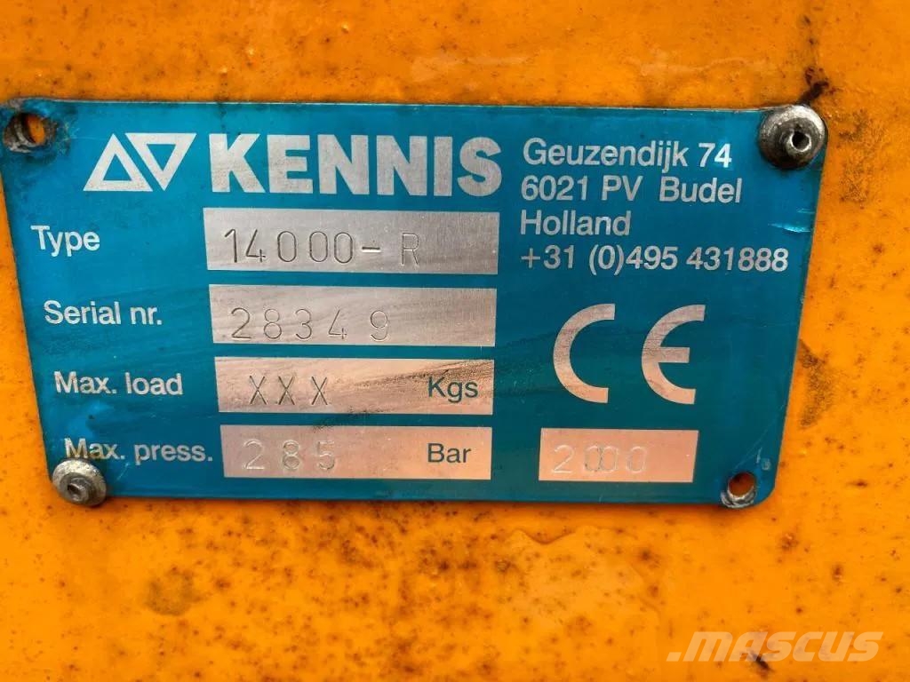 Kaiser KENNIS 14000 ROLLER CRANE HATZ ENGINE Semirremolques de plataformas planas/laterales abatibles