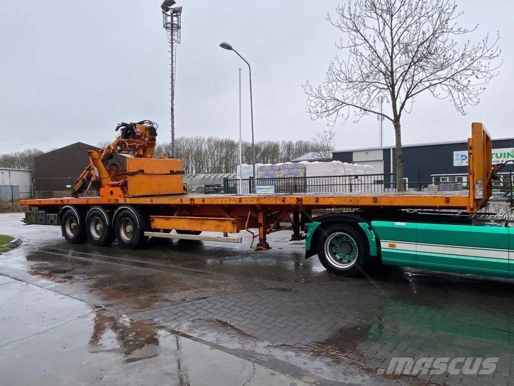 Kaiser KENNIS 14000 ROLLER CRANE HATZ ENGINE Semirremolques de plataformas planas/laterales abatibles