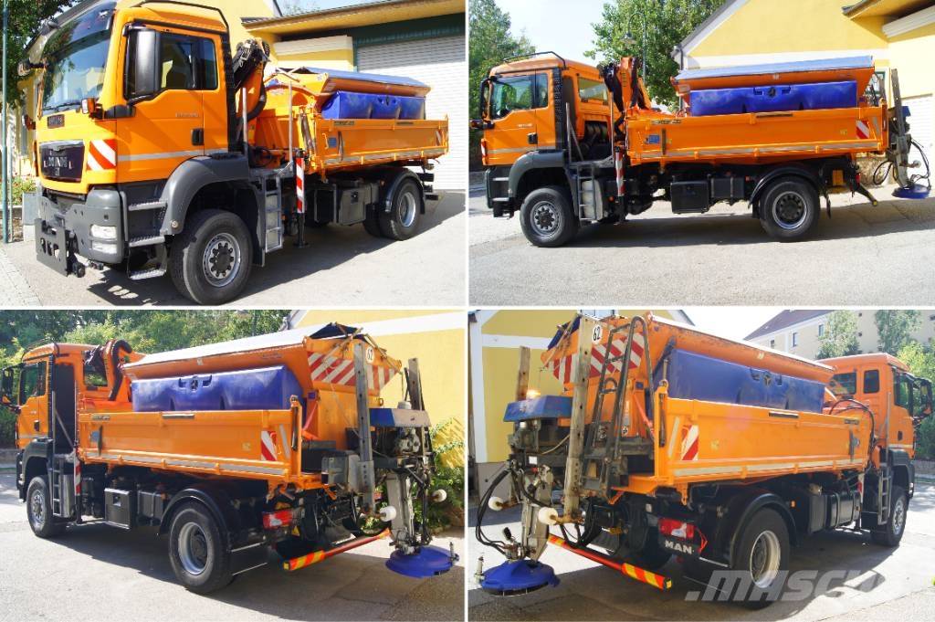 MAN TGS 18.320 BL 4x4 / PK 7001/ MEILLER/ Winterdienst Самосвал