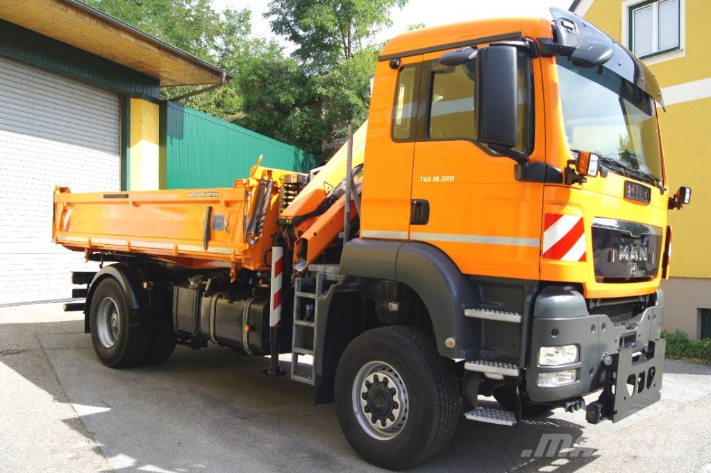MAN TGS 18.320 BL 4x4 / PK 7001/ MEILLER/ Winterdienst Самосвал