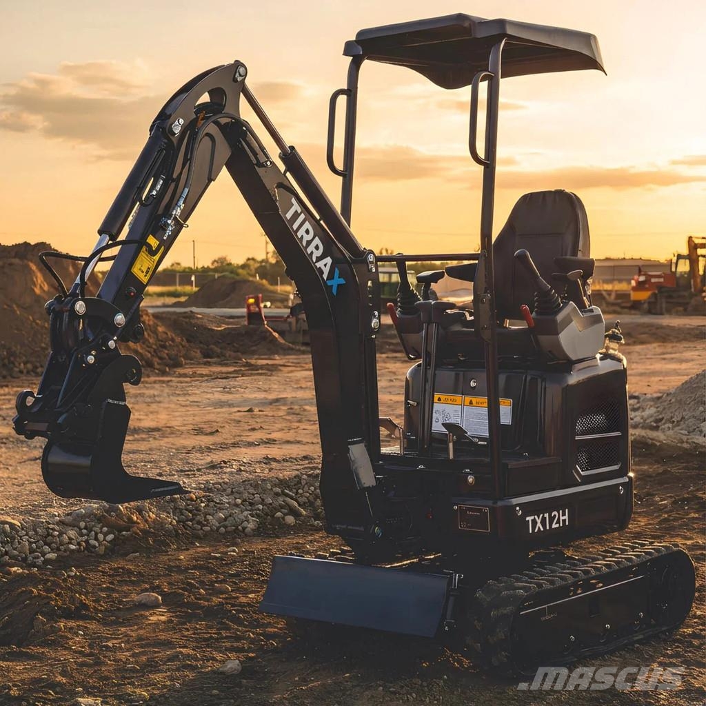 TIRRAX Binnendraaier TX12H Minigraafmachines < 7t