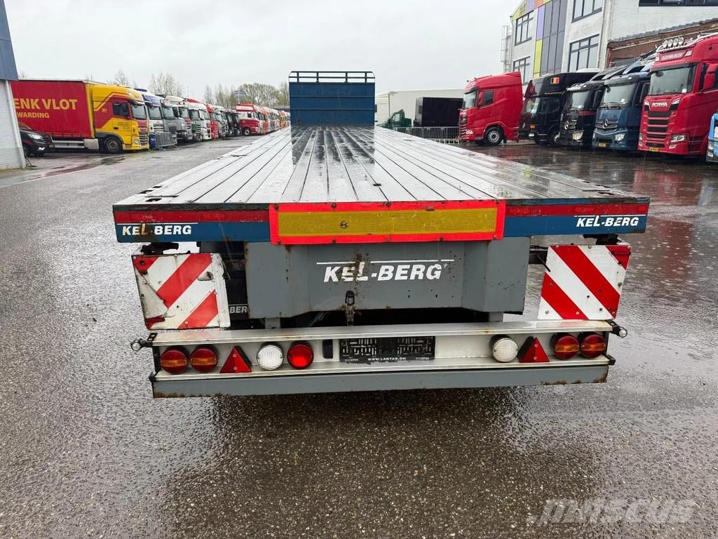 Kel-Berg E48B4 4 AXLE - BPW - LAST AXLE STEERING Vlakke laadvloeren