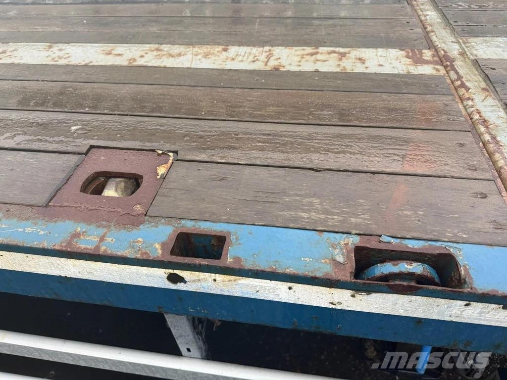 Kel-Berg E48B4 4 AXLE - BPW - LAST AXLE STEERING Vlakke laadvloeren