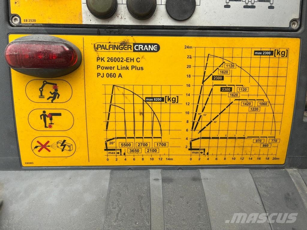 Palfinger PK 26002 EH CRANE + JIB PJ060 Laadkranen