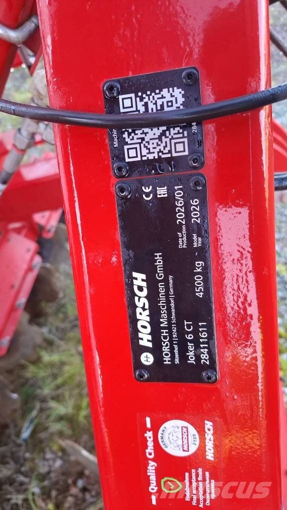 Horsch Joker 6 CT 디스크 하로우(쇄토기)