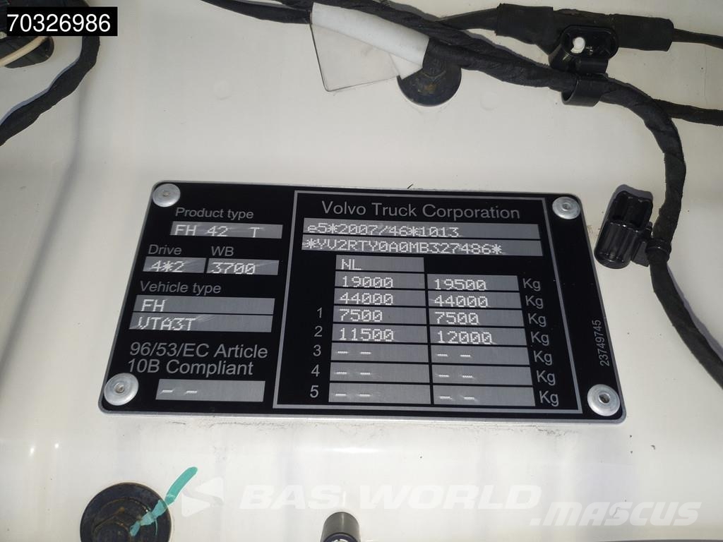 Volvo FH 460 FH 4X2 Retarder Standklima ADR PTO ACC Alco 牵引车