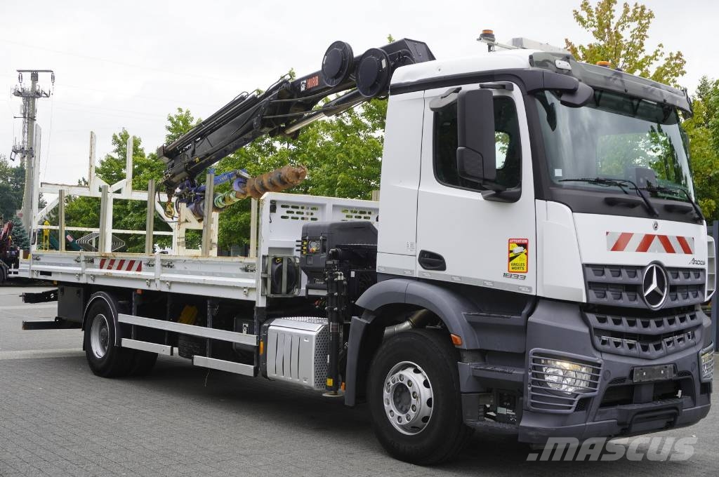 Mercedes-Benz Arocs 1833 4x2 / 50 tho. km! / HIAB X-HIPRO 192 ES Kamioni sa kranom