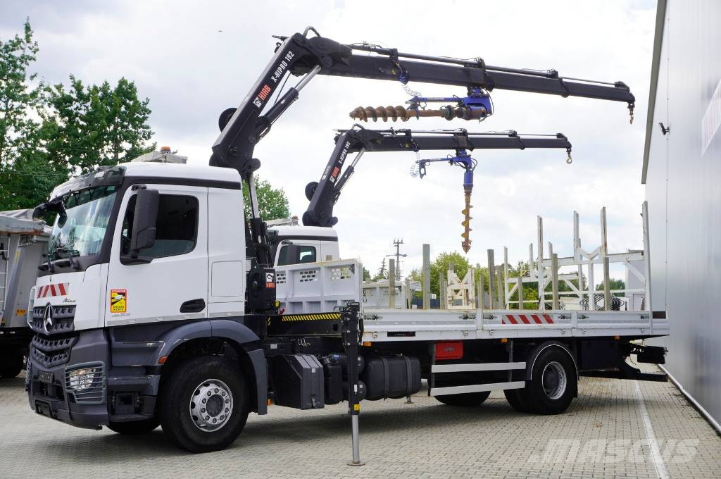 Mercedes-Benz Arocs 1833 4x2 / 50 tho. km! / HIAB X-HIPRO 192 ES Kamioni sa kranom