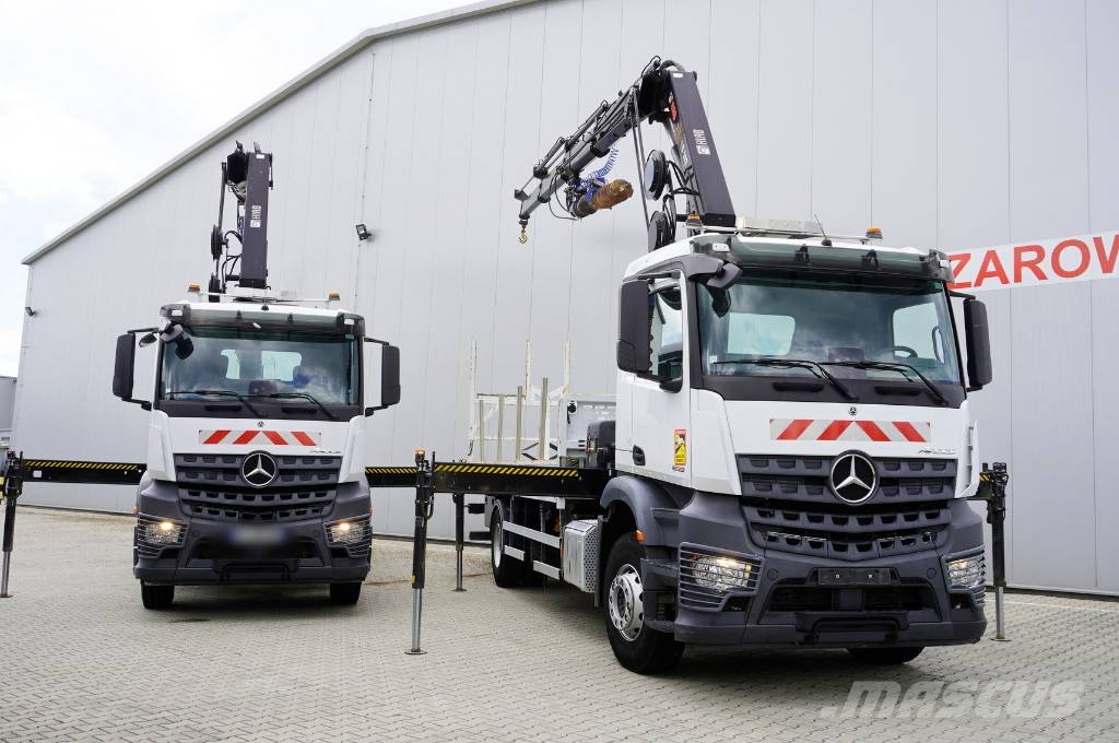 Mercedes-Benz Arocs 1833 4x2 / 50 tho. km! / HIAB X-HIPRO 192 ES Kamioni sa kranom