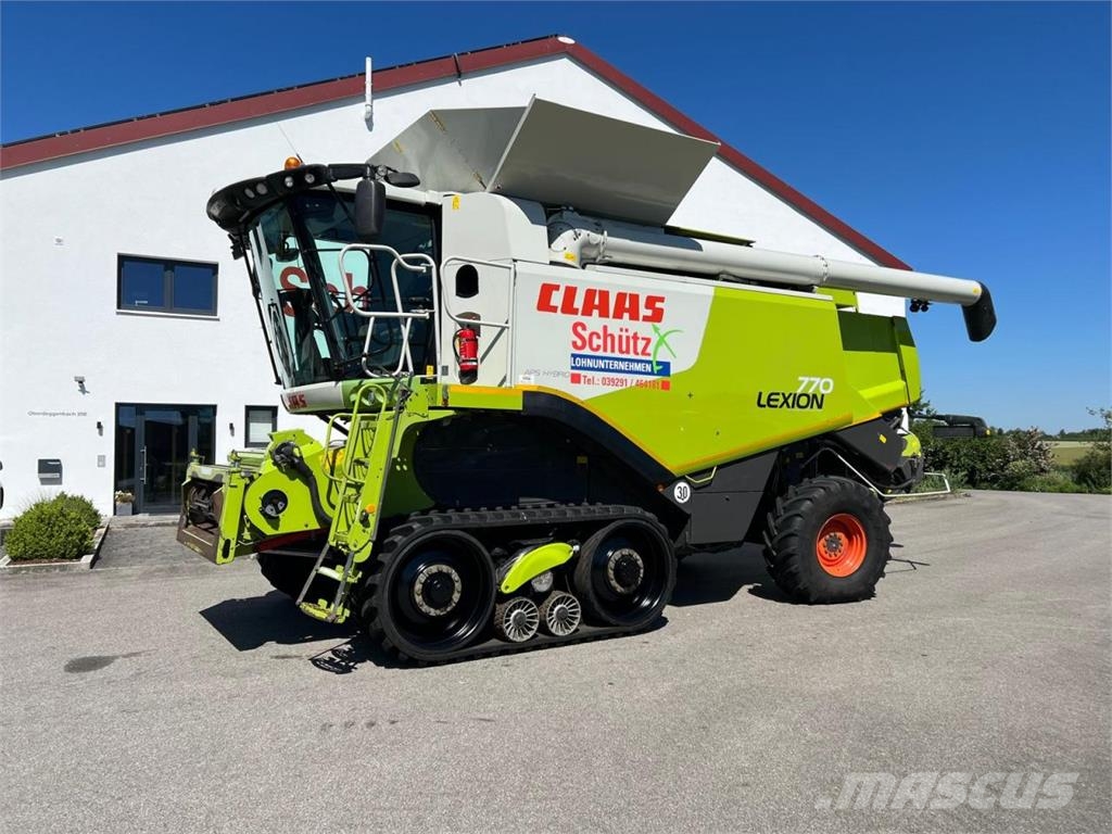 CLAAS Lexion 770 TT, Ketten NEU, ohne AdBlue, mit SW V10 Mietitrebbiatrici