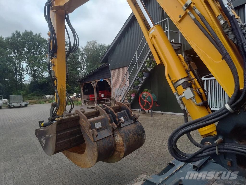 Hyundai ROBEX 55W-9A Banden kraan Ekskavatori uz riteņiem