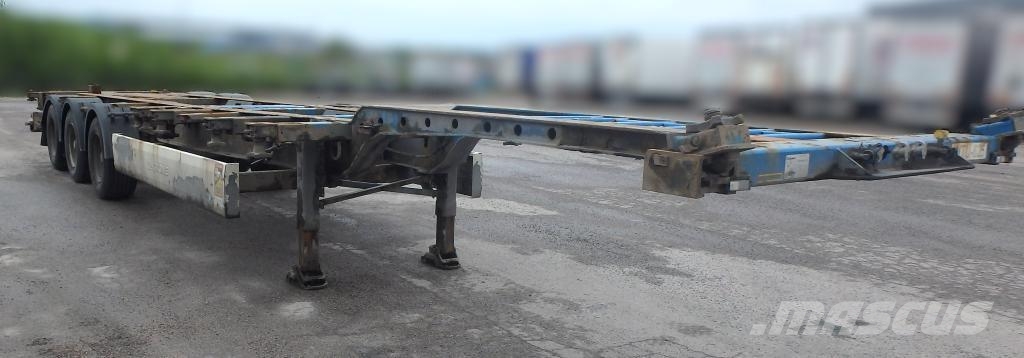 Krone Trailer Chassis Gooseneck 2x 20', 30', 40' and 45' Auflieger-Wechselfahrgestell