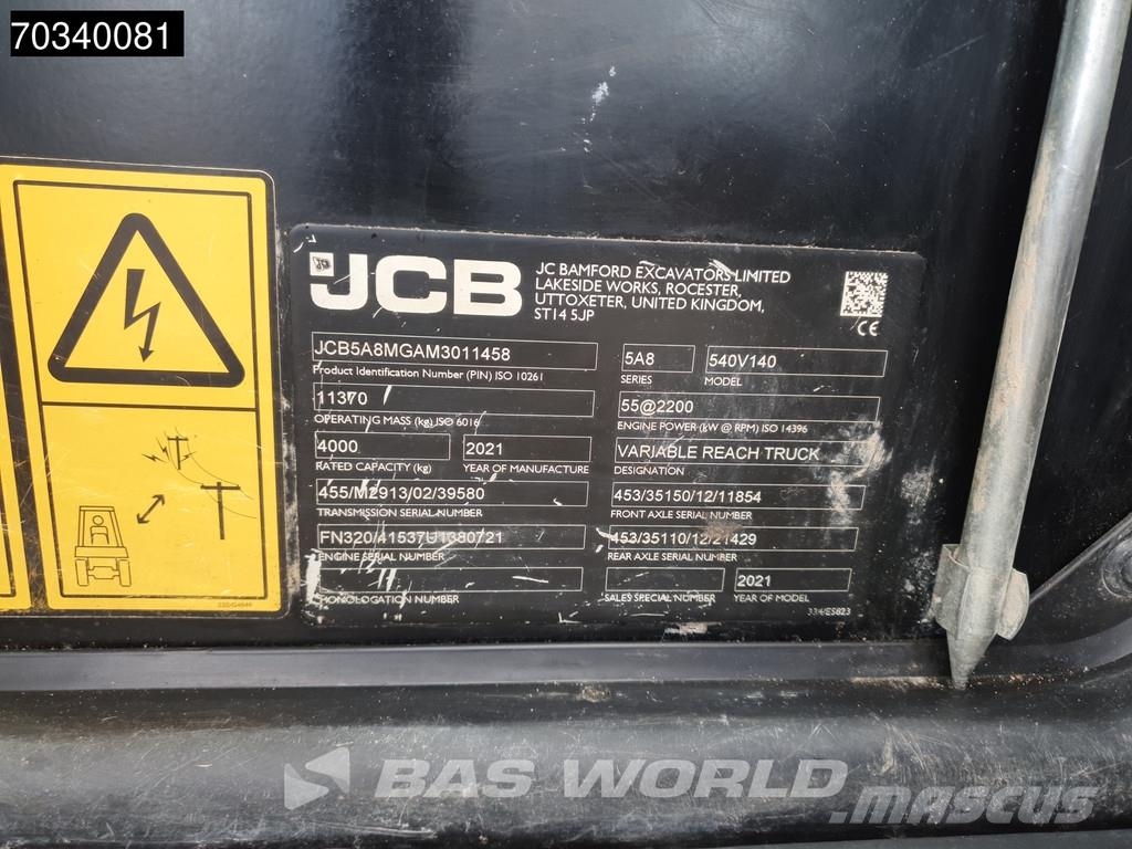 JCB 540-140 A/C - Sway Telescopic handlers