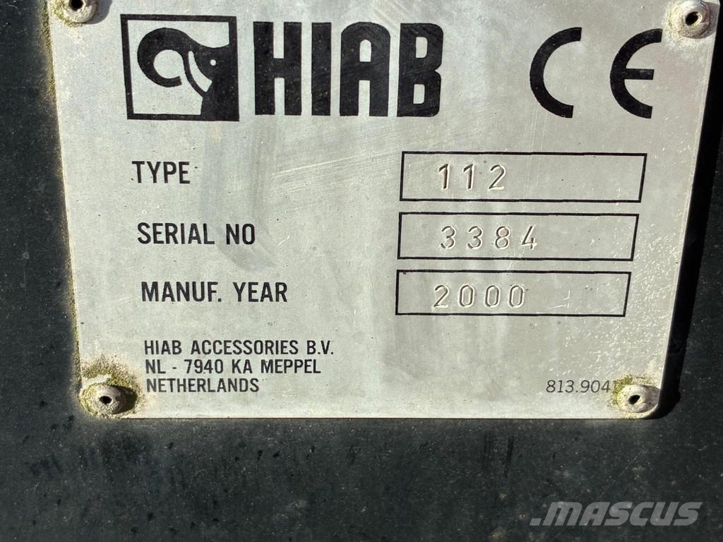 Hiab 112-3 Grúas cargadoras