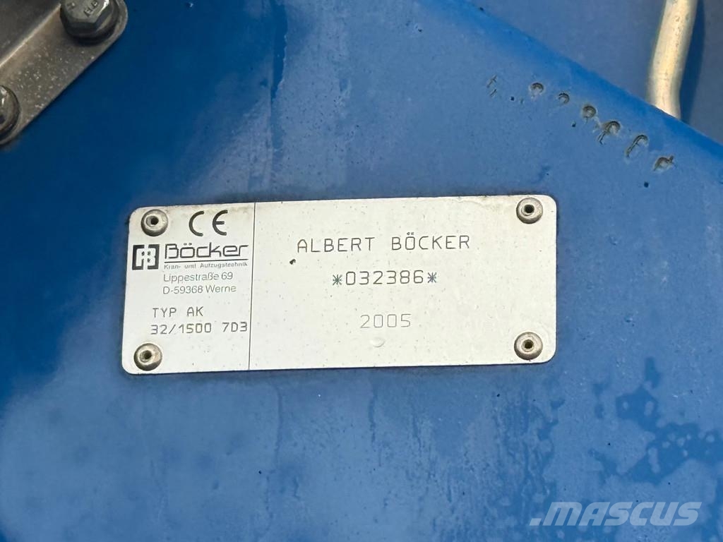MAN TGL 8.180 4x2 + Böcker AK 32/1500 Autokraan – 32 m Polovne dizalice za sve terene